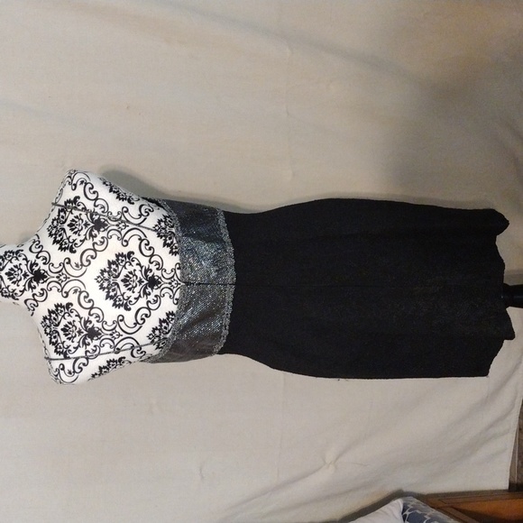 USA Made Rare Vintage Ritzy Unique Evening Midi Dress w Bolero Cloque Sz 10 - Picture 9 of 14